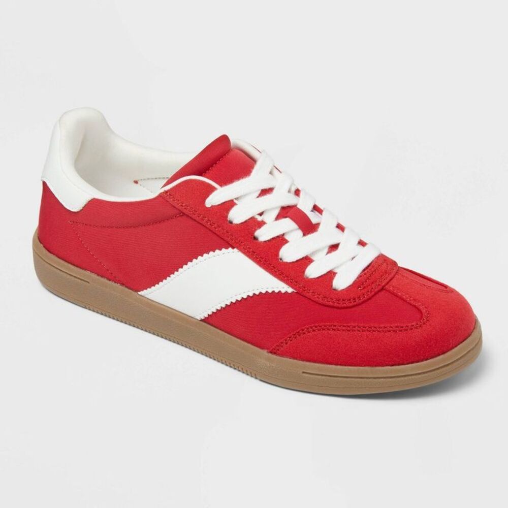 Women's Spencer Fashion Sneakers with Memory Foam Insole - Red 6.5